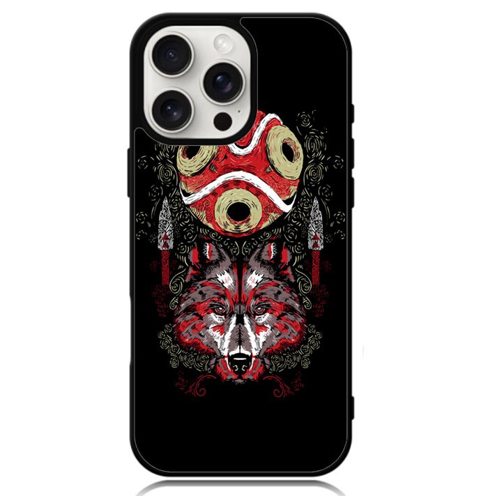 princes mononoke mask art Z1258 iPhone 16 Pro Case