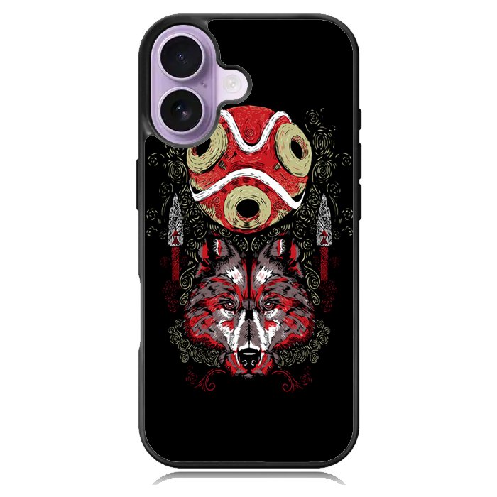 princes mononoke mask art Z1258 iPhone 17 Case