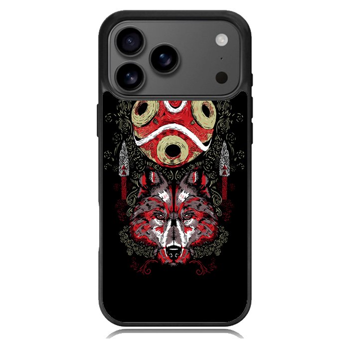 princes mononoke mask art Z1258 iPhone 17 Pro Case