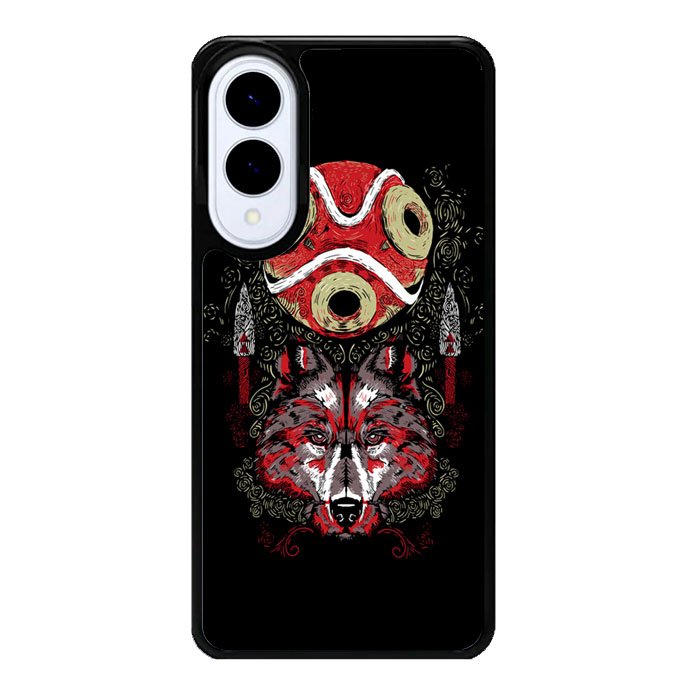 princes mononoke mask art Z1258 Samsung Galaxy S25 Edge Case