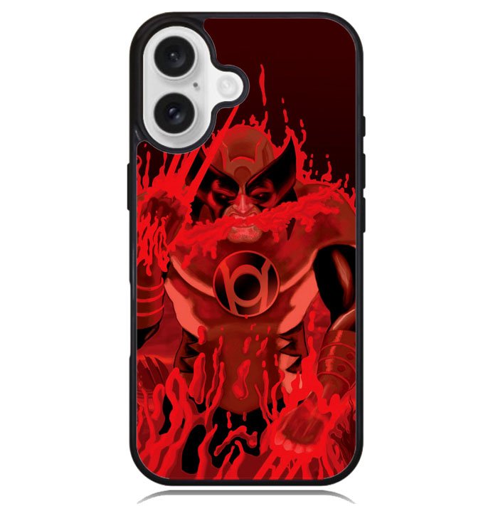 Red Lantern Wolverine Z1306 iPhone 16 Case