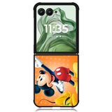Micky mouse and dog Z1311 Motorola Moto Razr+ Plus 2024/2025 Case, Motorola Razr 50 Ultra/50s Ultra Case