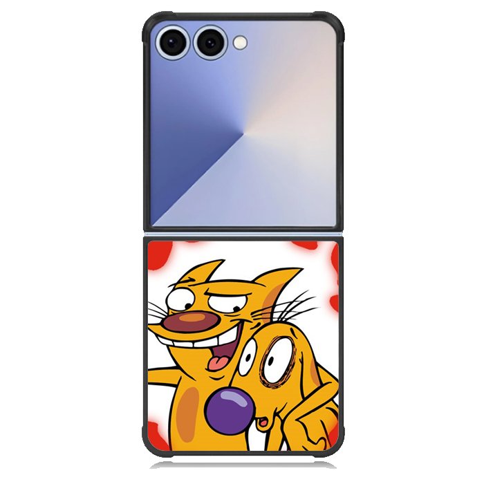 cat and dog Z1329 Samsung Galaxy Z Flip 7 Case