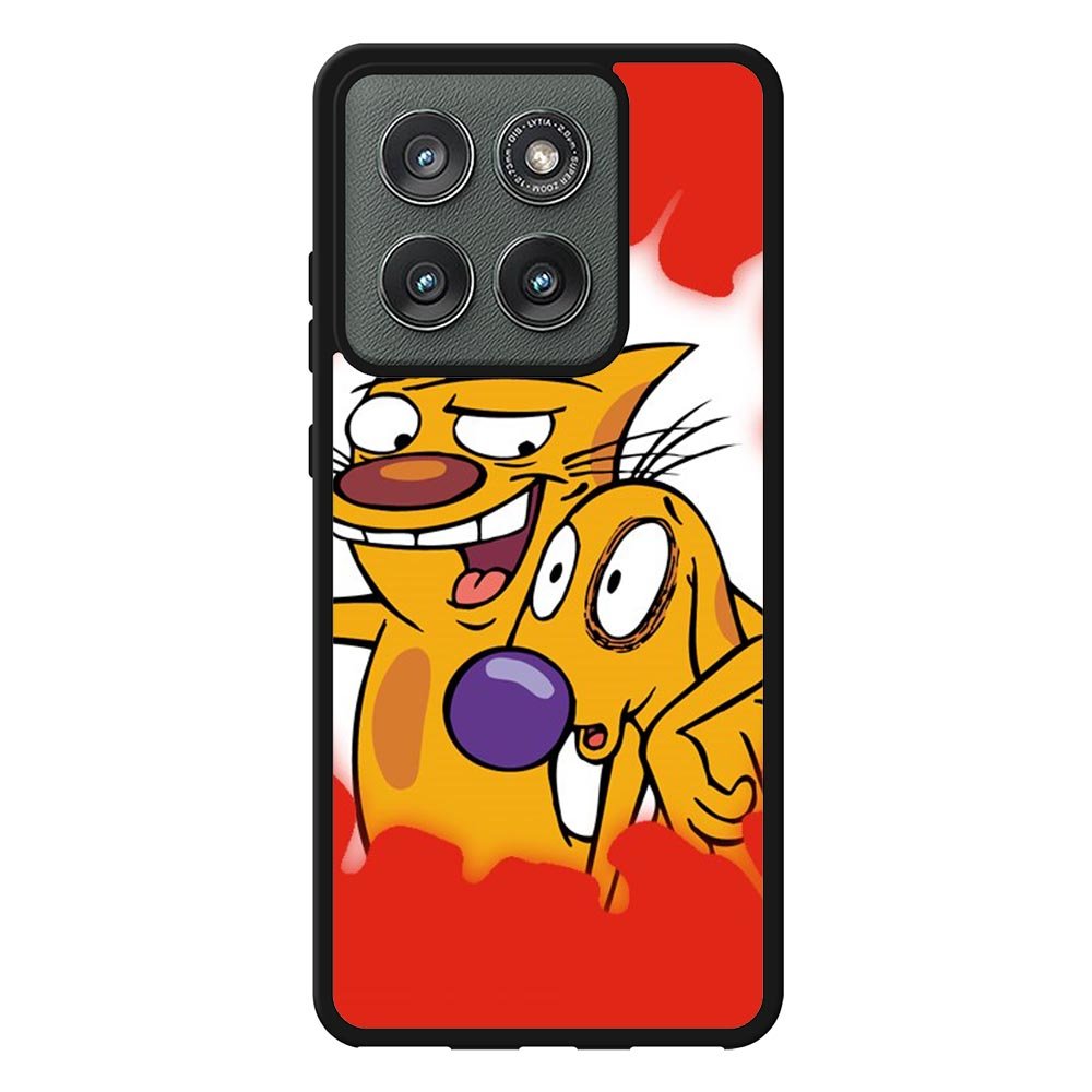 cat and dog Z1329 Motorola Moto Edge 2025 Case