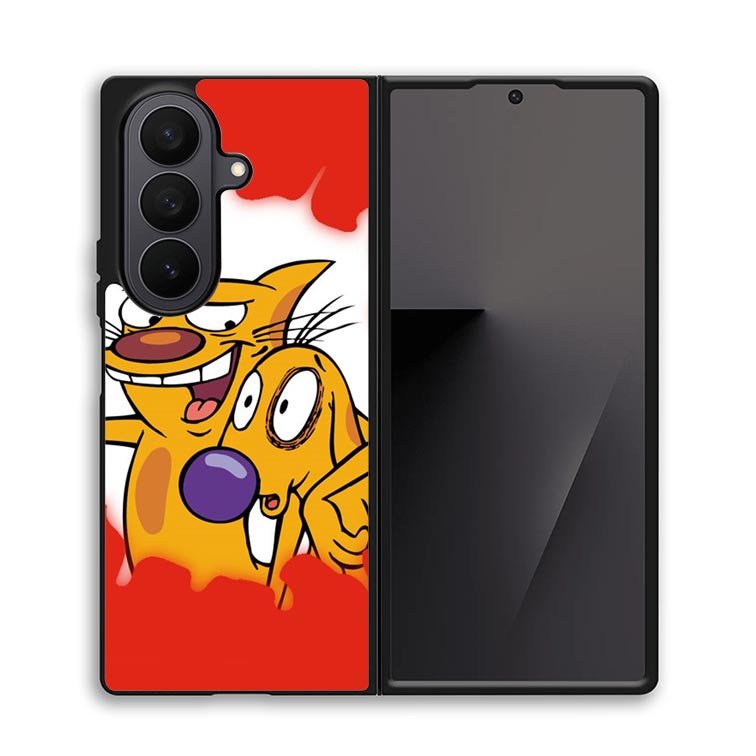 cat and dog Z1329 Samsung Galaxy Z Fold 7 Case