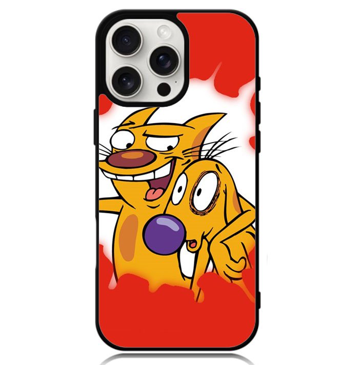 cat and dog Z1329 iPhone 16 Pro Max Case