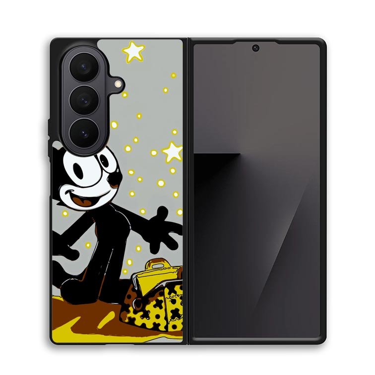 Felix The Cat Dictionary Z1401 Samsung Galaxy Z Fold 7 Case
