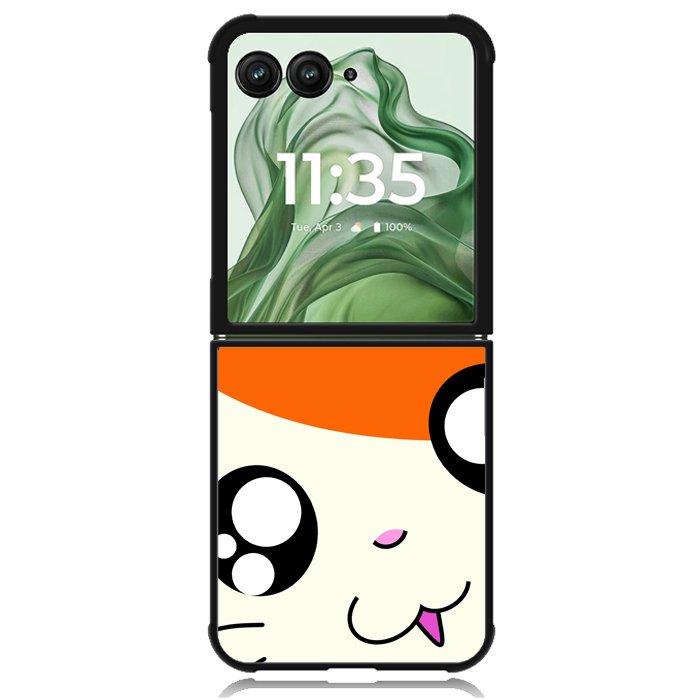 Hamtaro Z1403 Motorola Moto Razr+ Plus 2024/2025 Case, Motorola Razr 50 Ultra/50s Ultra Case