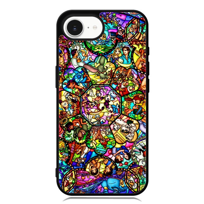 All Disney Heroes Stained Glass iPhone 16e Case