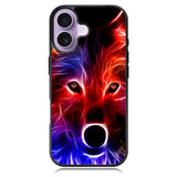 wolf glow line Z1432 iPhone 17 Case