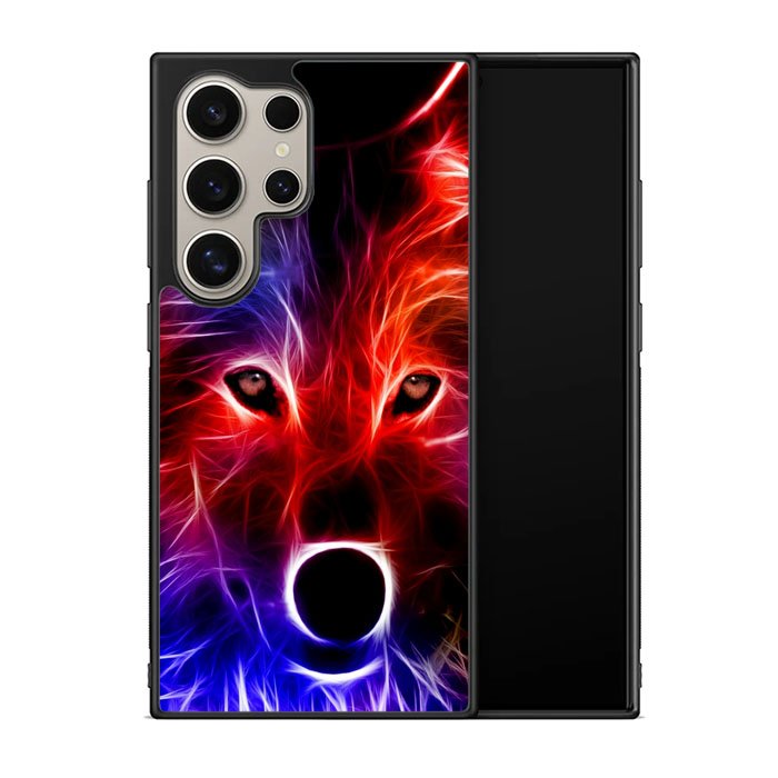 wolf glow line Z1432 Samsung Galaxy S24 Ultra 5G Case