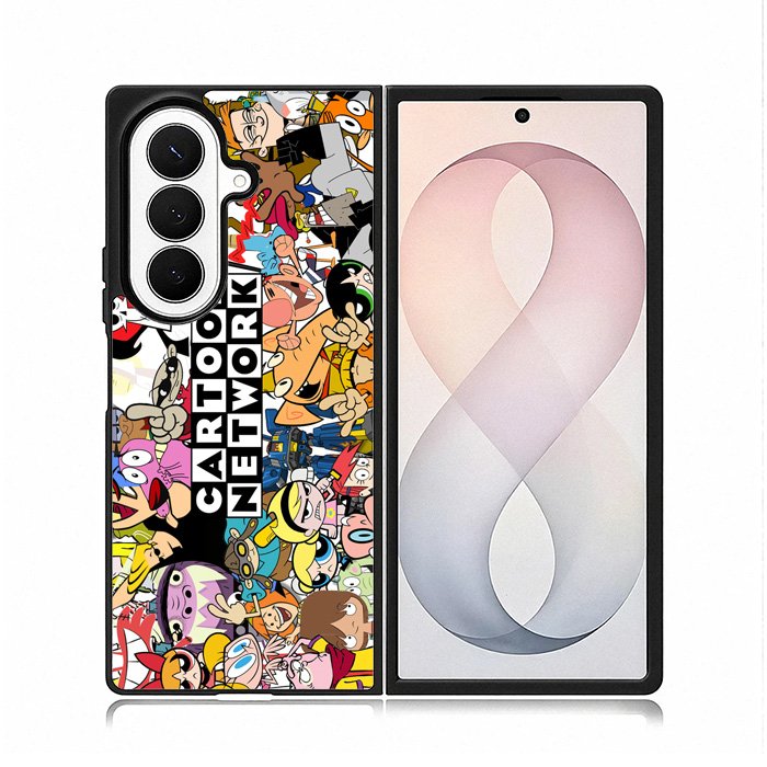 Cartoon Network Collage Case Samsung Galaxy Z Fold 8 Ultra Case DC0295