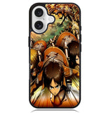 Attack on Titan shingeki no kyojin Z1502 iPhone 16 Plus Case