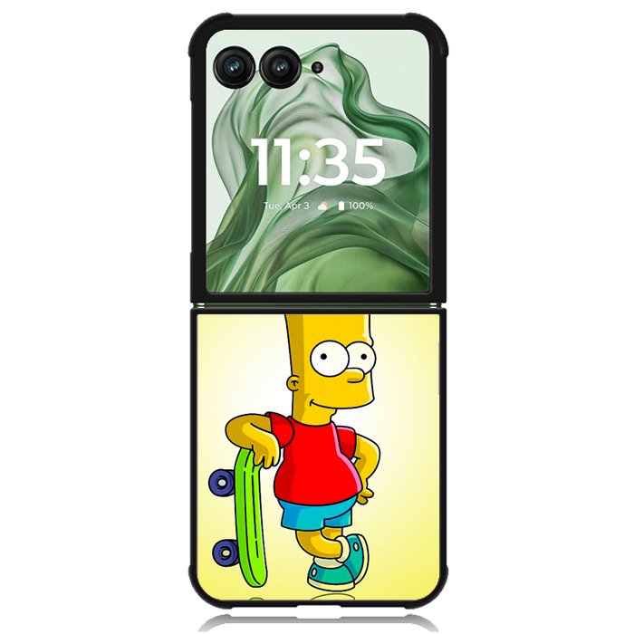 bart simpsons  Z1606 Motorola Moto Razr+ Plus 2024/2025 Case, Motorola Razr 50 Ultra/50s Ultra Case