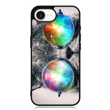space cat glasses iPhone 16e Case FE1166