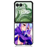 no game no life shiro sexy Z1644 Motorola Moto Razr+ Plus 2024/2025 Case, Motorola Razr 50 Ultra/50s Ultra Case