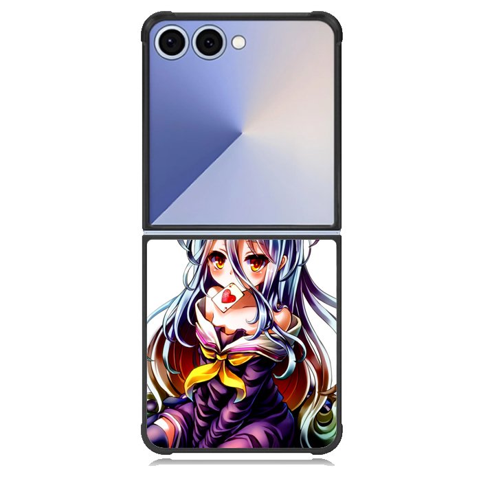 no game no life shiro render Z1645 Samsung Galaxy Z Flip 7 Case