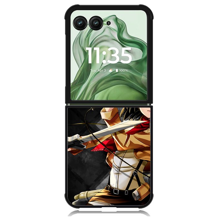 attack on titan recon corps Z2651 Motorola Moto Razr+ Plus 2024/2025 Case, Motorola Razr 50 Ultra/50s Ultra Case