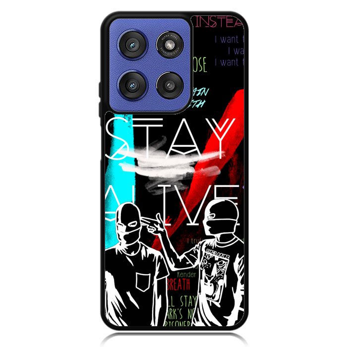 Twenty One Pilots Stay Alive Z2787 Motorola Moto G Stylus 5G 2025 Case