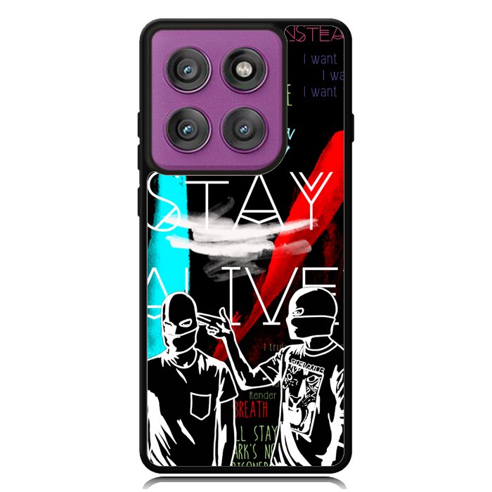 Twenty One Pilots Stay Alive Z2787 Motorola Moto Edge 2025 | Moto Edge 60 Fusion | Moto Edge 60 Pro Case
