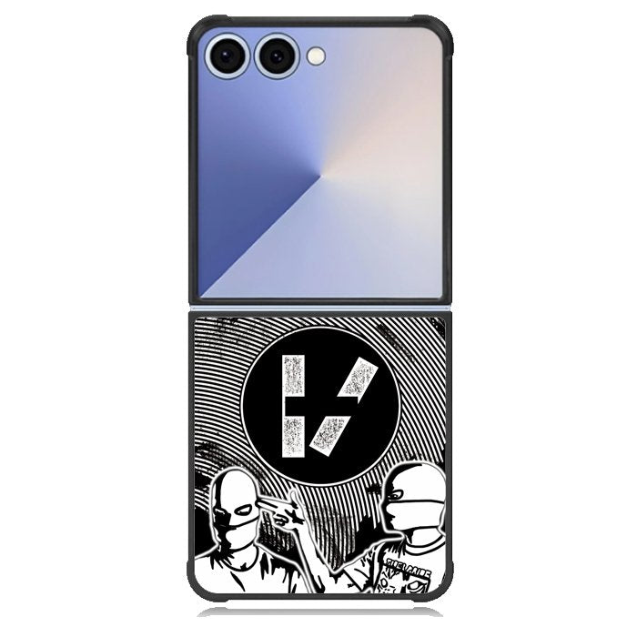 Twenty One Pilots Monochrome Z2800 Samsung Galaxy Z Flip 7 Case