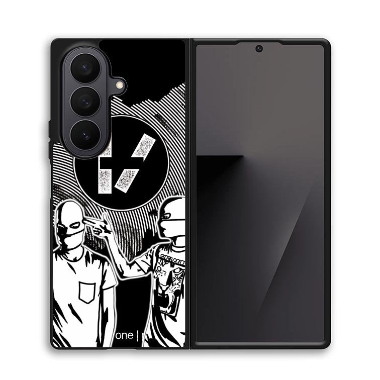 Twenty One Pilots Monochrome Z2800 Samsung Galaxy Z Fold 7 Case