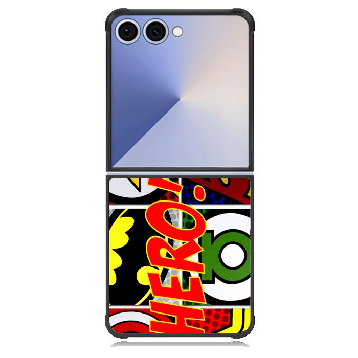 Pop Comic Super Hero Logo Z2840 Samsung Galaxy Z Flip 7 Case