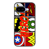 Pop Comic Super Hero Logo Z2840 Google Pixel 10A Case