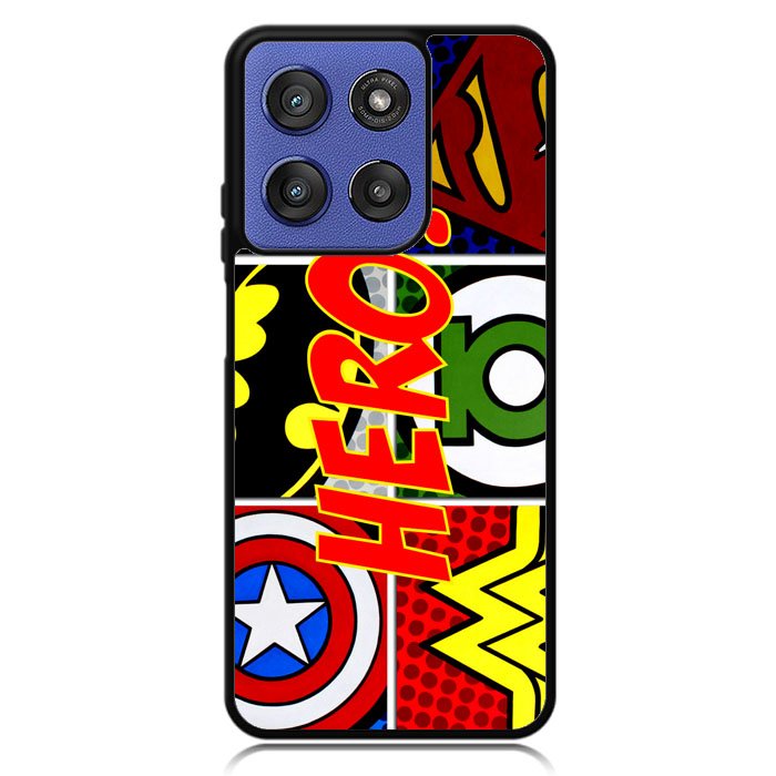 Pop Comic Super Hero Logo Z2840 Motorola Moto G Stylus 5G 2025 Case