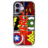 Pop Comic Super Hero Logo Z2840 iPhone 17 Case