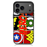 Pop Comic Super Hero Logo Z2840 iPhone 17 Pro Case