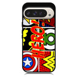 Pop Comic Super Hero Logo Z2840 Google Pixel 9 Pro XL Case