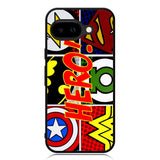 Pop Comic Super Hero Logo Z2840 Google Pixel 9A Case