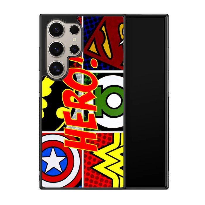 Pop Comic Super Hero Logo Z2840 Samsung Galaxy S24 Ultra 5G Case
