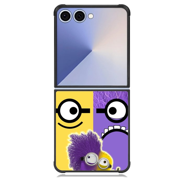 Minions Face Yellow And Purple Z2879 Samsung Galaxy Z Flip 7 Case