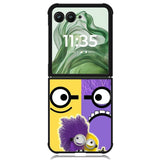 Minions Face Yellow And Purple Z2879 Motorola Moto Razr+ Plus 2024/2025 Case, Motorola Razr 50 Ultra/50s Ultra Case