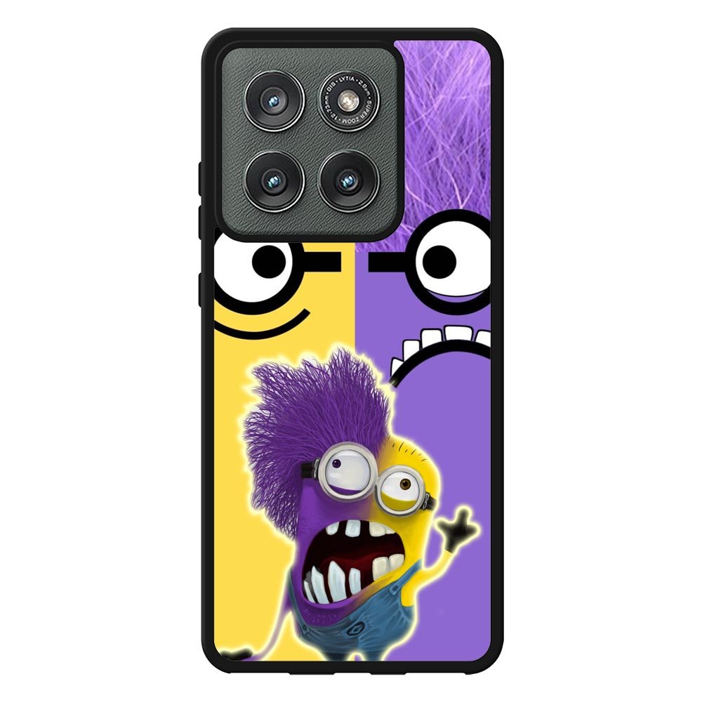 Minions Face Yellow And Purple Z2879 Motorola Moto Edge 2025 Case