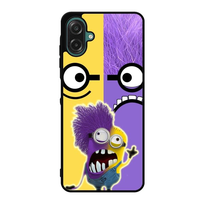 Minions Face Yellow And Purple Z2879 Samsung Galaxy A07 Case