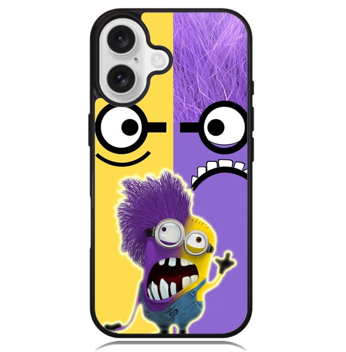 Minions Face Yellow And Purple Z2879 iPhone 16 Case