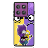 Minions Face Yellow And Purple Z2879 Motorola Moto Edge 2025 | Moto Edge 60 Fusion | Moto Edge 60 Pro Case