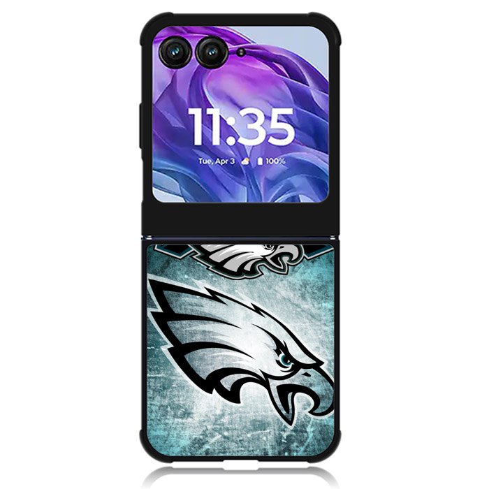 Philadelphia Eagles Logo 1st Motorola Moto Razr 2024 , Moto Razr 50 Case