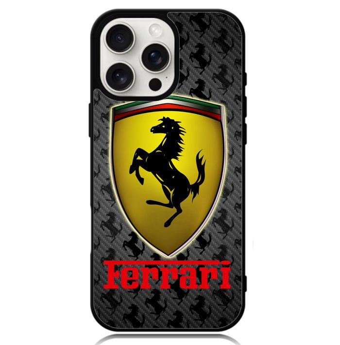 Ferrari Logo Z3061 iPhone 16 Pro Max Case