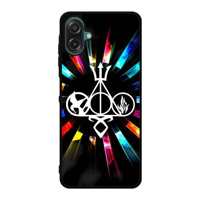 Harry Potter Divergent City of Bones  Hunger Games Logo Z3373 Samsung Galaxy A07 Case
