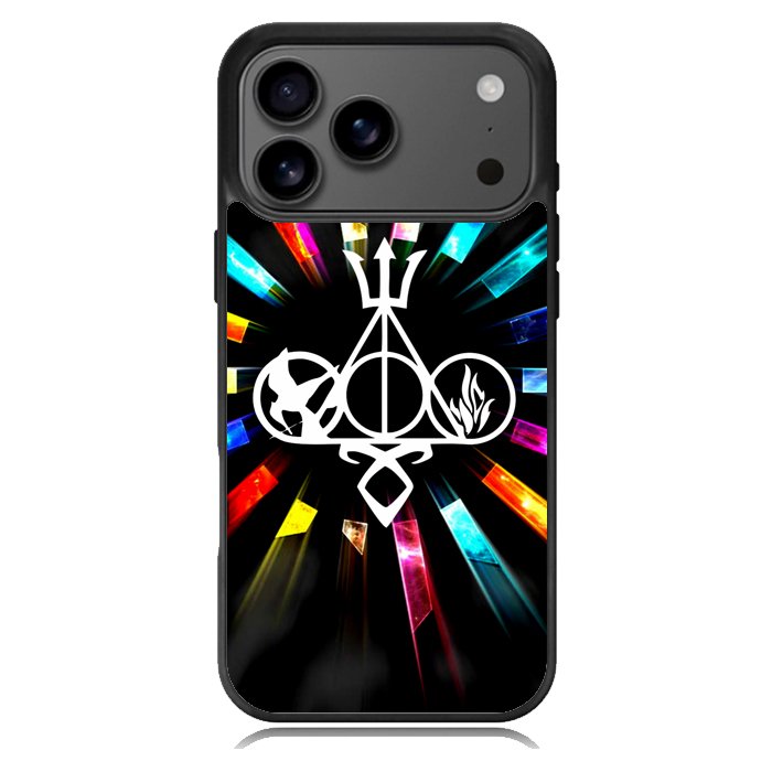 Harry Potter Divergent City of Bones  Hunger Games Logo Z3373 iPhone 17 Pro Case