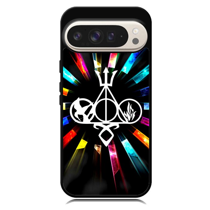 Harry Potter Divergent City of Bones  Hunger Games Logo Z3373 Google Pixel 10 Pro XL Case