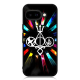 Harry Potter Divergent City of Bones  Hunger Games Logo Z3373 Google Pixel 9A Case