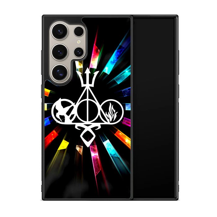 Harry Potter Divergent City of Bones  Hunger Games Logo Z3373 Samsung Galaxy S25 Ultra 5G Case