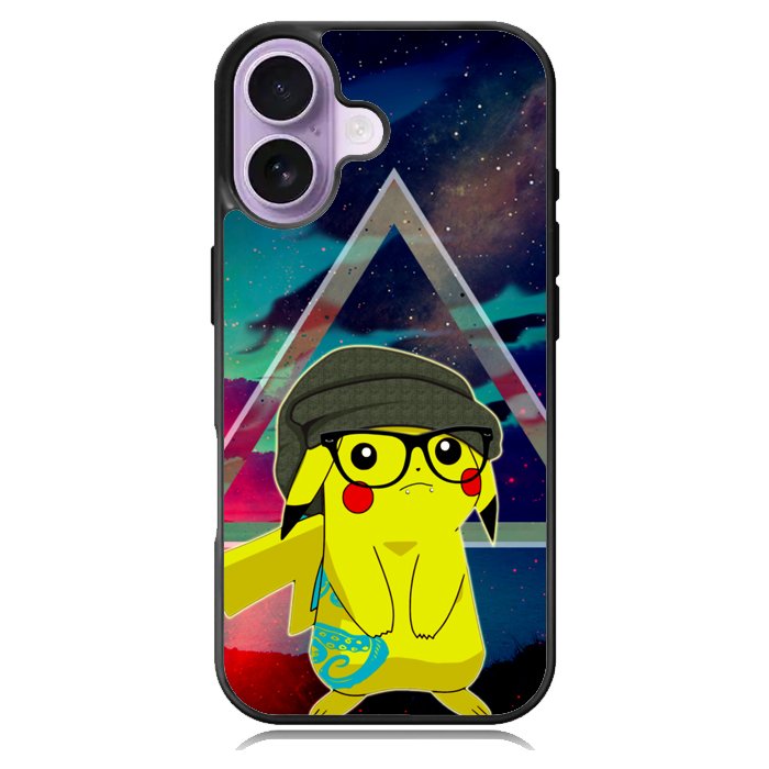 Hipster Pikachu Z3422 iPhone 17 Case