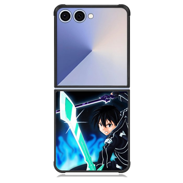 Sword Art Online Kirito Z3494 Samsung Galaxy Z Flip 7 Case