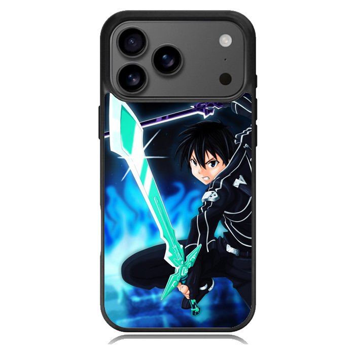 Sword Art Online Kirito Z3494 iPhone 17 Pro Max Case